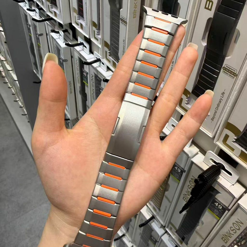 Binskon Metal Lock Chain Strap | 42/49mm