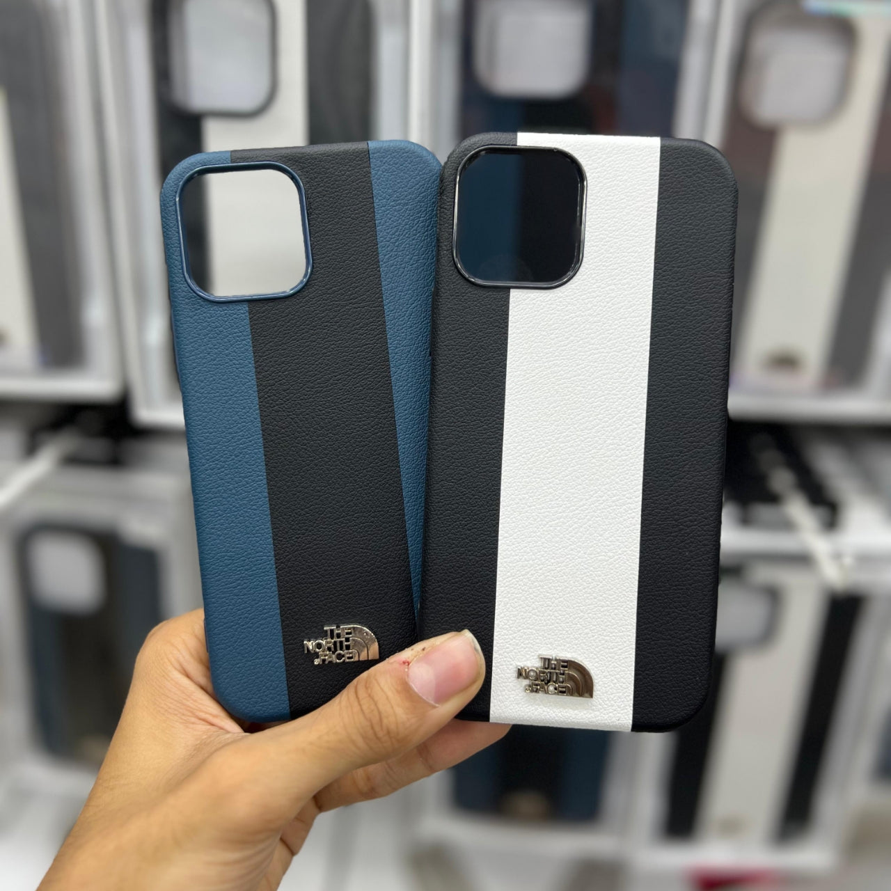 The North Face Leather Line Case | High Quality Leather Inside Cloth