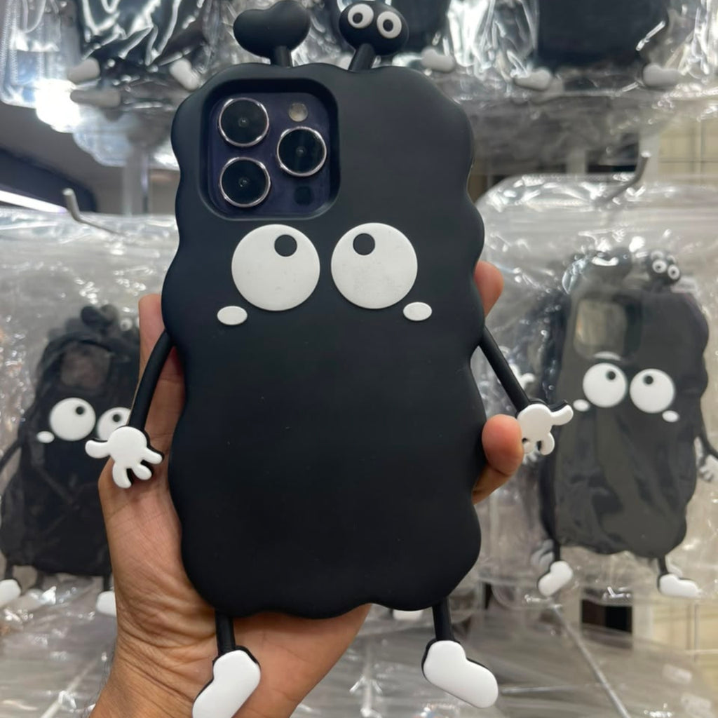 3D Black Eye Cartoon Case