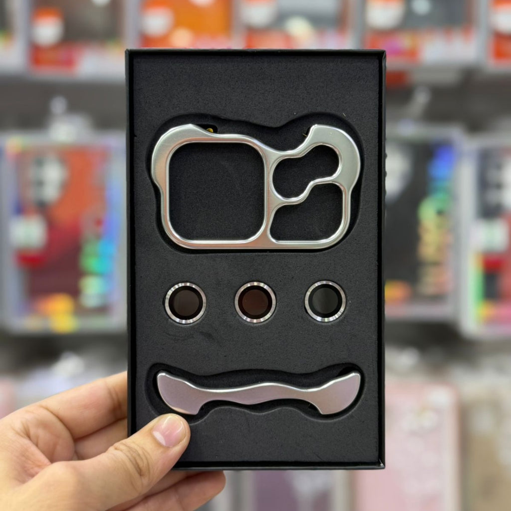 Metal Bumper Case With Camera Lens Protector