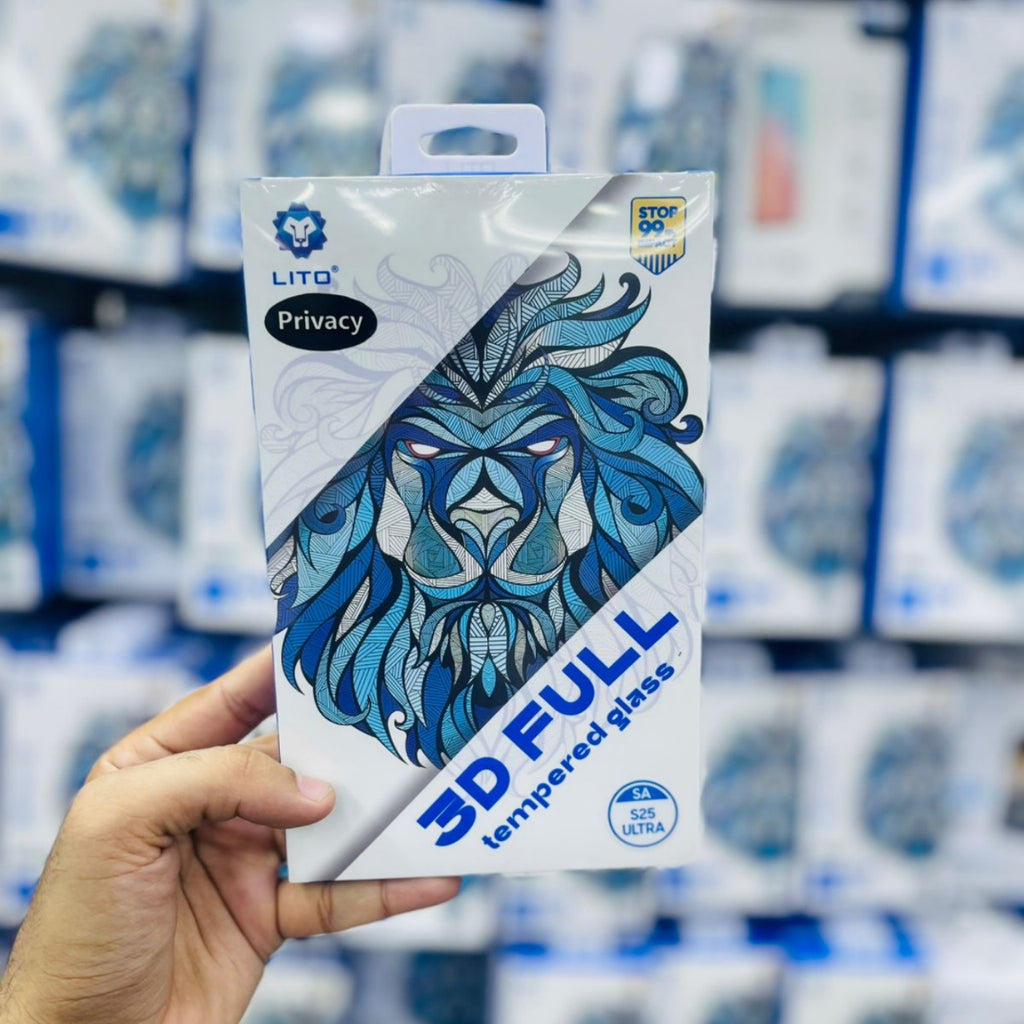 Lito 3D Full Tempered Clear/Privacy Glass S24/S25 Ultra