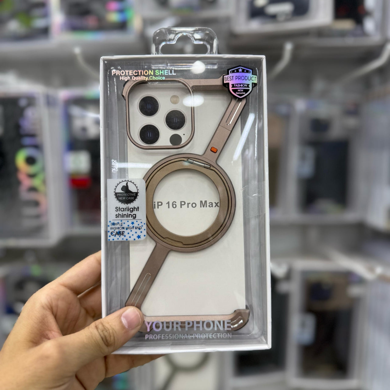 Metal Z Magsafe Case With 360 Stand Rotation