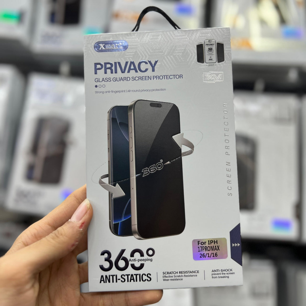 Xmart 360 Privacy Glass ip 13-17/PM