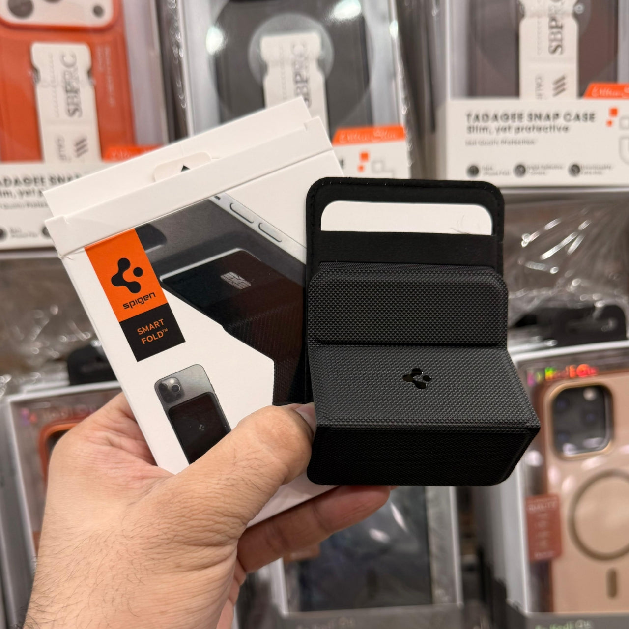 Spigen Magsafe Wallet With Stand High Quality