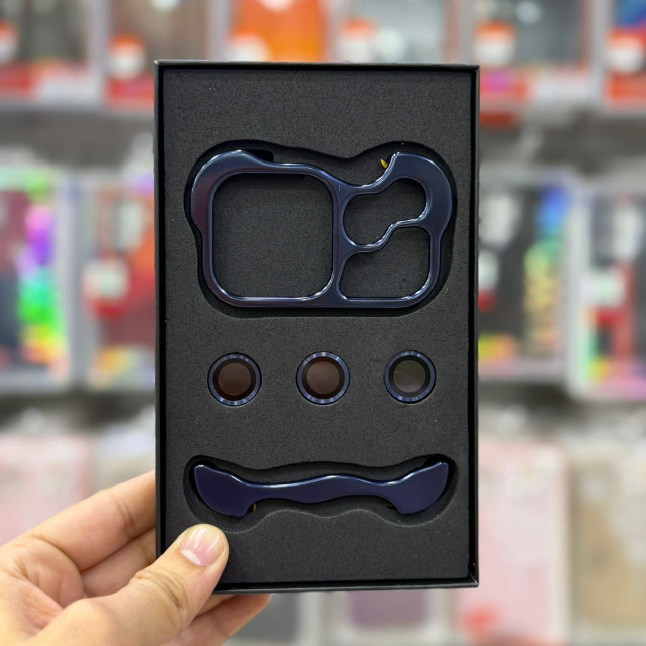 Metal Bumper Case With Camera Lens Protector
